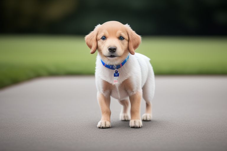 puppy with microchip