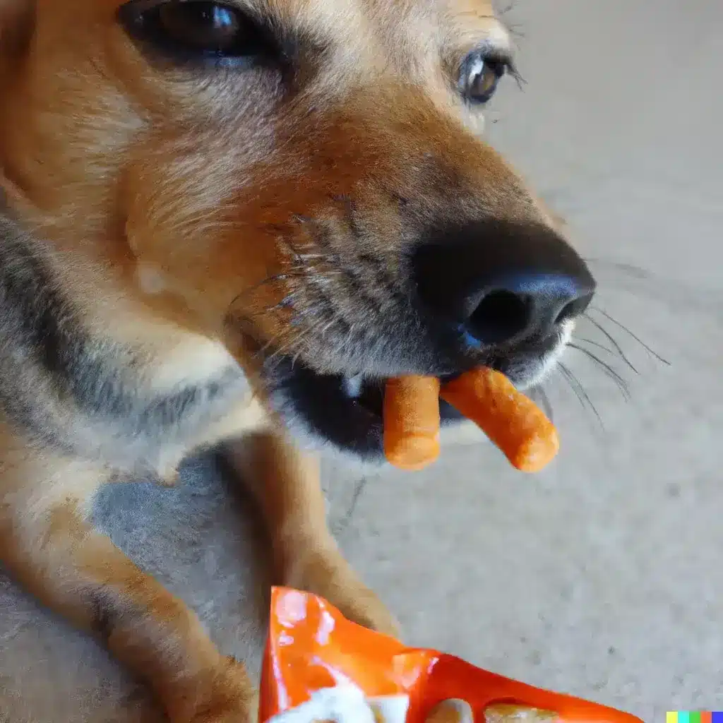 can dogs eat cheetos