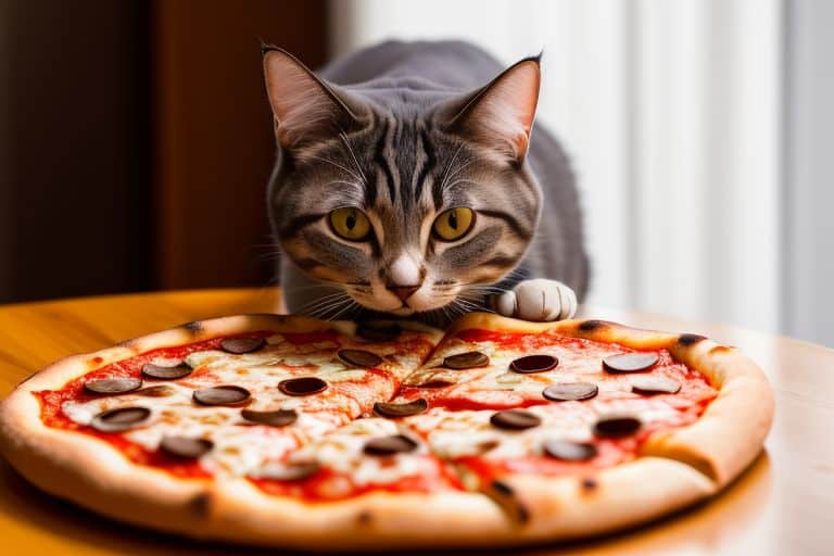 can cats eat pizza